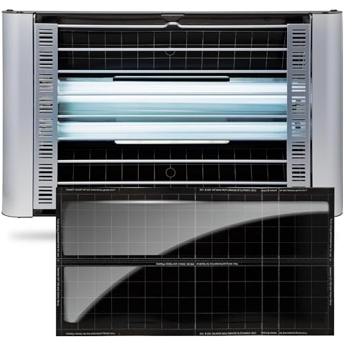 Catchmaster Vector Plasma Grilled Wall-Mounted UV Fly Light Trap - 3,100 sq. ft. Catch Zone, Fly Trap for Dining Rooms & Commercial Kitchens and Fresh & Dry Food Storage, UV Lamp Flying Insect Killer