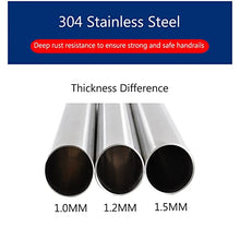 304 Stainless Steel Pools Handrails, Pool Safety Hand Rail with Quick Mount Base and Complete Accessories, Support Up to 250lb, Easy to Install (Color : 1.0MM, Size : B) (1.0MM A)