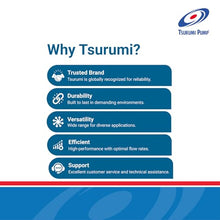 Tsurumi Pump LB-1500 Submersible Dewatering Pump 2 HP 115V 3 in Discharge