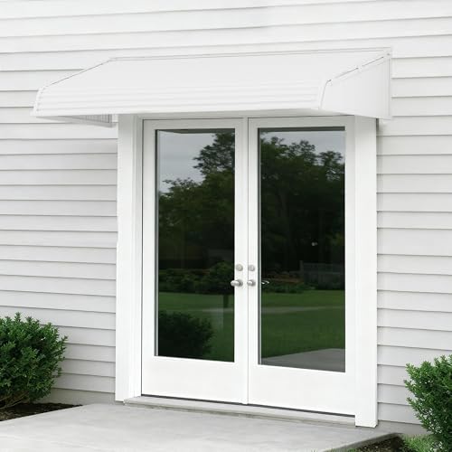 Kozyard Window Awning 72''W x 40''D with 2 Side Wings
