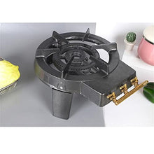 JSEIAJB Barbecue Stove Burner BBQ Grills Cast Iron Wok Pan Gas Stove with 3 Control Valves Kitchen Accessories