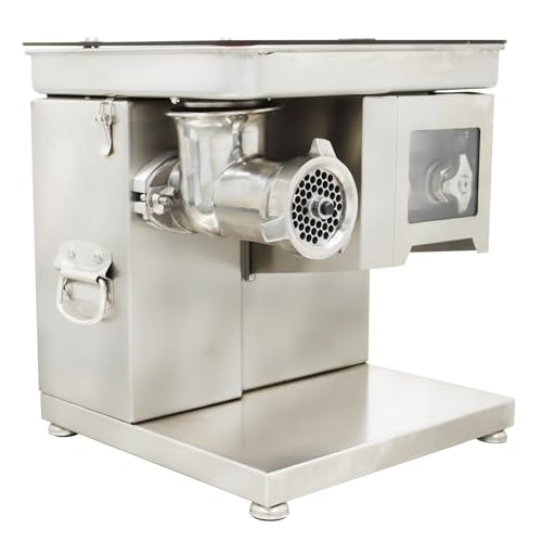 HayWHNKN Commercial Meat Grinder 880lbs/h Stainless Steel Silver