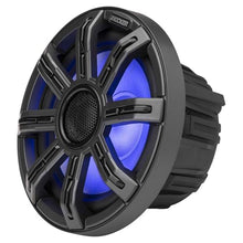KICKER MSC 8-Inch Premium Marine 4-Ohm LED Coaxial Speakers, Pair