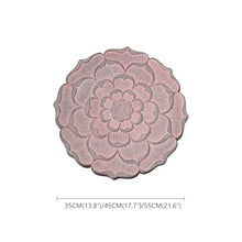 1PCS 3D Hand-Carved Garden Stepping Stones-Outdoor Pavers for Lawn Pathway Decor,Weather Decorative Stones for Patio and Landscaping(Pink,55x55cm/21.6x21.6)