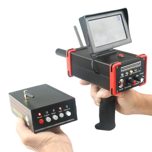 XDTKJDZ Professional Long Range Gold Detector, Underground Metal Detector, Detecting Tools, Search Range 1200m, Detection Depth 50m, for Gold, Silver, Copper
