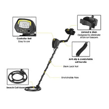 UYCVT Metal Detectors, Md3030 Adjustable Sensitivity Metal Detector Adults Accuracy Gold Metal Detector Treasure Coin Detector
