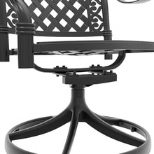 callmego Durable Cast Aluminum Outdoor Dining Set with Weather-Resistant Cushions for Patio, Deck, or Garden Seating