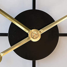 Outdoor Clock Garden Clocks, Retro Roman Numeral Simplicity Iron Art Battery Operated Silent Outside Clocks 40Cm