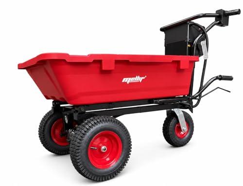 Electric Wheelbarrow Dump Cart Compatible with Milwaukee 18V Battery
