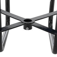 Global Industrial 46" Square Picnic Table with Backrests, Expanded Metal