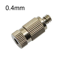 Pfeilzieher Quick Connect Hose Fittings 3/16" Male Thread Spray Nozzle Garden Sprinkler Plant Cooling Systeem High Pressure Misting Nozzles Fogging Sprayers 40 Pcs (Color : 0.1 mm Mist)