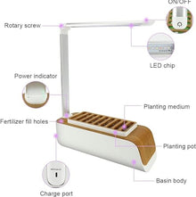 BTURYT Hydroponic Systems, Interior Plants Cultivation Lights, Without Seasonal Restrictions, Adjustable Height, Interior Gardening Kit, Suitable for Seedlings/Seeds/Succulents