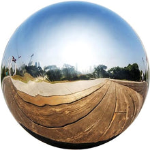 mirror finish garden ball,gazing balls, 201 Seamless Mirror Hollow Balls,Garden Reflective Gazing Globe,for Outdoor Garden Decorations Smooth Ball(Diameter 20cm) (Color : Silver) ( Color : Silver , S