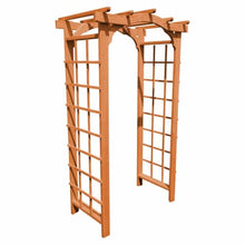 Keystone Amish Co. Newport Pressure Treated Pine Arbor, 3-Foot, Cedar Stain