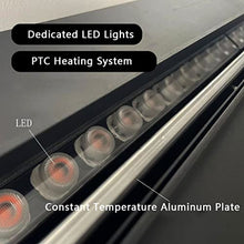 Fireplace 3D Simulation Flame Background Wall Stove, 3mm Ultra-thin Panel, Intelligent Water Filling, High Flame, Electronic Steam Humidifier 3D Fireplaces ( Color : Single color , Size : 200cm )