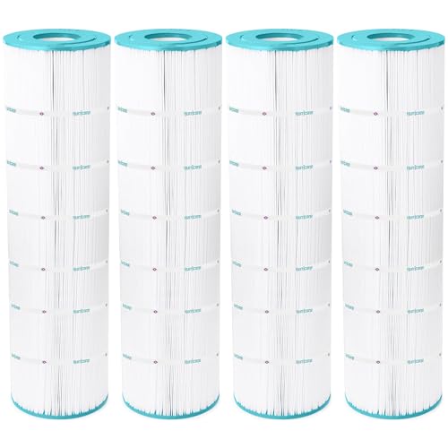 Hurricane Filters 4 Pack HF8418-01 Advanced Pool Filter Cartridge - Replacement for PJANCS200, Unicel C-8418, Filbur FC-0823, Jandy Industries CS 200