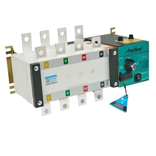 ATS 4P 100A-800A Dual Power Automatic Transfer Switch Diesel Generator Parts Board Circuit Breaker Single Three Phase(100A)