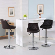 GLigeT Bar Chairs 2 Pieces/Set of Swivel Bar Stools Adjustable Lift High Stools for Kitchen Bars 7 Color Home Office Leather Chairs Bar Stools (Color : C)