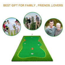 Facy Golf Putting Green Mat Indoor/Outdoor 5X10ft Green