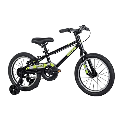 Eclypse Titan Kids Bike 16 Inch with Training Wheels Black
