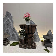 LUYOUBOZHU Vase Stand Imitate Rocks Living Room Balcony Garden Display Base Home Decorative Plant Stand