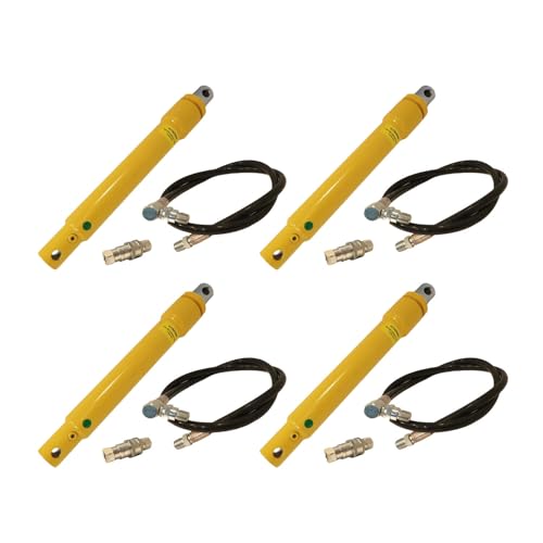 Firmusparts Power Angling and Lift Cylinder 1304005 Swivel Elbow Hose 1304030 Couplers 1304025 Compatible with Meyer Snow Plow