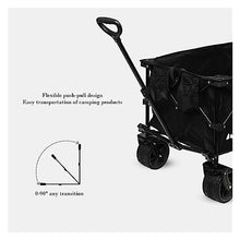 iumLeap Wheelbarrow Foldable Camping Trolley Portable Outdoor Camping Table Large Capacity Multi-Function Adjustable Handle Picnic Shopping Trolley Portable (Foldable Truck B)
