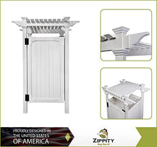 Zippity Outdoor Products ZP19009 Hampton Outdoor Shower Enclosure White
