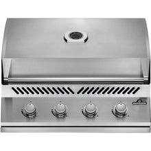 Napoleon Built-In 500 Series 32-Inch Built-In Gas Barbecue Grill Head - BI32NSS - Marine Grade Stainless Steel, Natural Gas, 4 Main Burners, 7.5 mm Stainless Steel Grids, Dual Level Stainless Steel Sear Plates