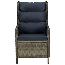 QINXIXINAIXI Dining Set Brown Acacia Wood, PE Rattan, Steel Large Chic Outdoor Furnishings Outdoor Furniture Set Garden Furniture Set Outdoor Sofa Set
