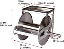 Portable Hose Reel Cart Garden Water Pipe Cart Small,Household Wall Mounted Water Pipe Storage Rack With Storage Table