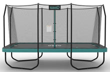 Skywalker Trampolines 9 x 15 FT Round Trampoline with Safety Enclosure Net Black