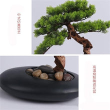 QWERAXZG Desktop Pine Tree Decorations Hotel Home and Office Tables, Green Plant Handicrafts and