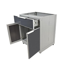 Blue Sky Outdoor Living, OKC3024GDR1DG, 2-Door, 1-Drawer Outdoor Kitchen Cabinet – Durable Weather-Resistant Storage for Patios, Backyards, and Grilling Stations – Slate Gray