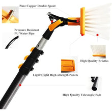 Solar Panel Window Cleaning Kit with Extension Pole – 55cm Brush with Water Feed for Photovoltaic Panels Roofs Glass Tiles Walls and Pools – Efficient & Versatile Cleanin,55cm Brush Head-9M/30FT