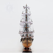 Old Modern Handicrafts USS Constitution Model with Display Case Multi Color