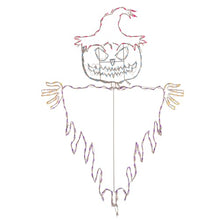 Holidynamics 72in LED Haunted Jack-O-Lantern Scarecrow Outdoor Halloween Decoration - Spooky and Eerie Accent for Your Outdoor Halloween Haunt