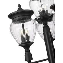 Z-Lite Davina 4 Light Outdoor Post Mounted Fixture Black