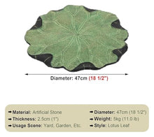 Garden Stepping Stone,Decorative Stone for Garden, Garden Stepping Stone, Heavy Duty Garden Paving Stone, Lawn Pathway Decorative Pavers(47cm (18 1/2"))