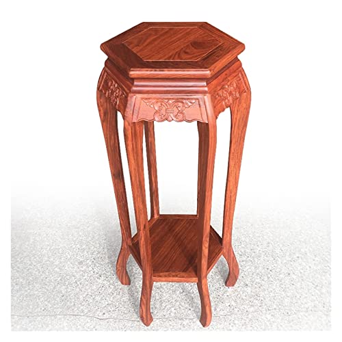 YYBOES Plant Pedestal Stand Plant Bonsai Wooden Vase Base Plant Display Stand Plant Stand Flower Pot Holder Shelf Indoor Suitable for Desktop Ornaments Pedestal Stands for Display