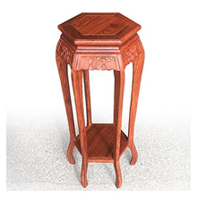 YYBOES Plant Pedestal Stand Plant Bonsai Wooden Vase Base Plant Display Stand Plant Stand Flower Pot Holder Shelf Indoor Suitable for Desktop Ornaments Pedestal Stands for Display