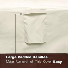 Outdoor chair covers 2pcs Outdoor Heavy Duty Lawn Patio Furniture Covers with Air Vent and Padded Handles Dining Table Cover Chairs