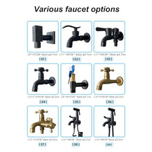 FUYAO 304 Stainless Steel Cylindrical Vertical Garden Water Column,Freestanding Hose Stand with Lock Faucet,Outdoor Antifreeze Faucet Water Dispenser Hydrant Water Feature Fountain