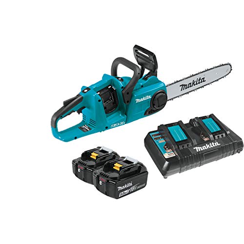 Makita XCU03PT 18V X2 (36V) LXT Lithium-Ion Brushless Cordless (5.0Ah) 14" Chain Saw Kit, Teal