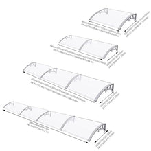 Premium Outdoor Aluminum Awning Double Solar Protection High Capacity Gutter Quick Dry Durable Design for Doors & Windows (31.5" x 102.4")