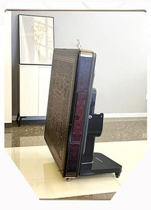usamjtable Ultra-Thin Automatic Mahjong Table Wine Red