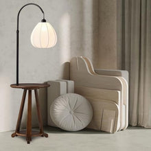 LUYOUBOZHU Floor Lamp Mid-Century Floor Lamp with Side Table,Bedside Standing Light for Bedroom