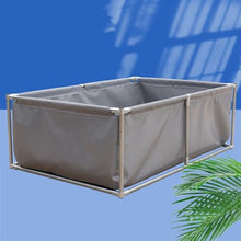 Home Swimming Pools, Rectangular Metal Frame Pool/ Albercas Para Niños Y Adultos W/ Flow Valve for Ages 6 and Up, 1.2m Deep Backyard Above Ground Pool, 1 1.5 2 2.5 3 M Canvas Fish Pond(A Deep 48in/1.2