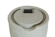 Impressions Stone 50 Gallon Rain Saver - 2 pc with Stand - Sandstone