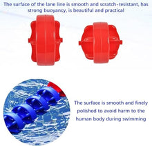 Swimming Pool LNNW Safety Rope with Floats Swimming Lane Dividers Safety Buoy Line for/Beach/Waterpark Floating Cordon(15cm,25/82.02FT)